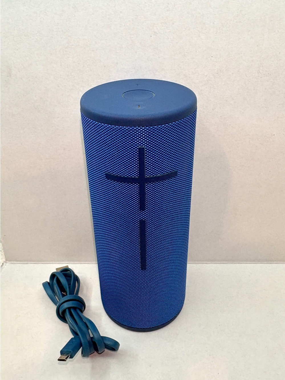 Portable Bluetooth Speaker in Blue with Deep Bass